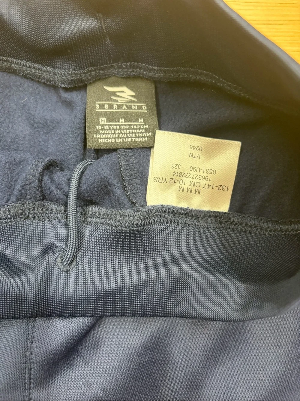 Nike 3Brand Navy Joggers with Orange Side Stripe